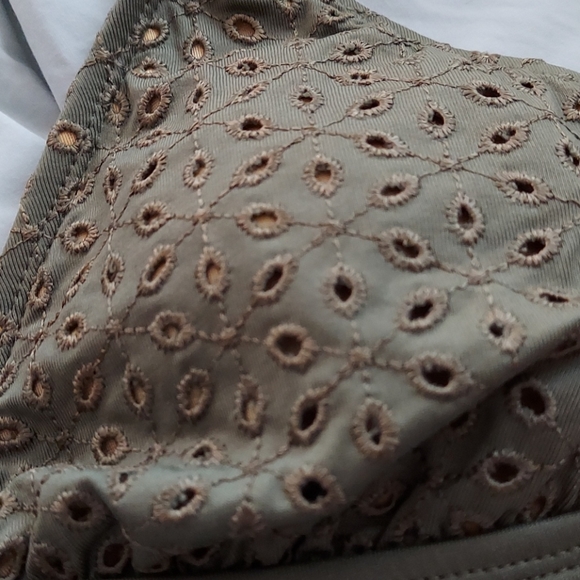 Bikini top eyelet army green large - Picture 2 of 7